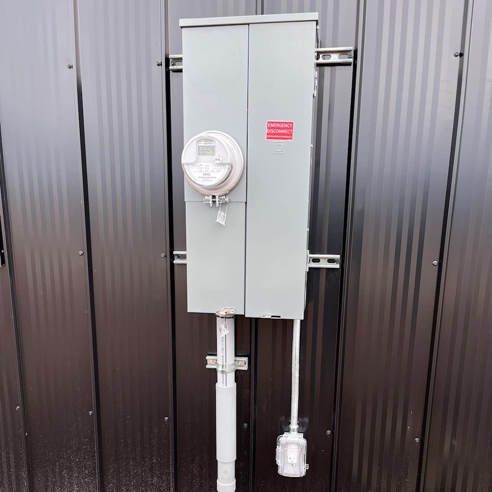 Standing electrical box